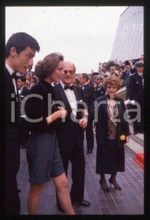 35mm vintage slide* 1999 ca CINEMA Manoel de OLIVEIRA and wife (66)