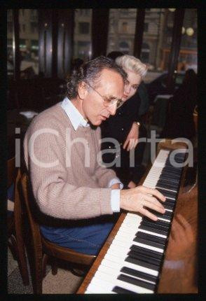 35mm vintage slide* 1990 ca MILAN Italian film director Ruggero DEODATO (22)