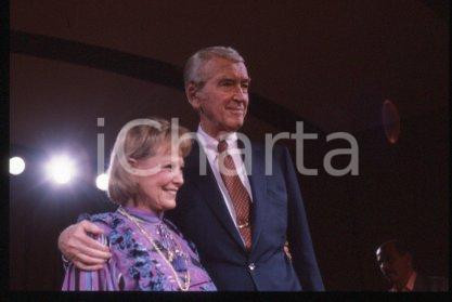 35mm vintage slide* 1985 ca CINEMA June ALLYSON and James STEWART (41)