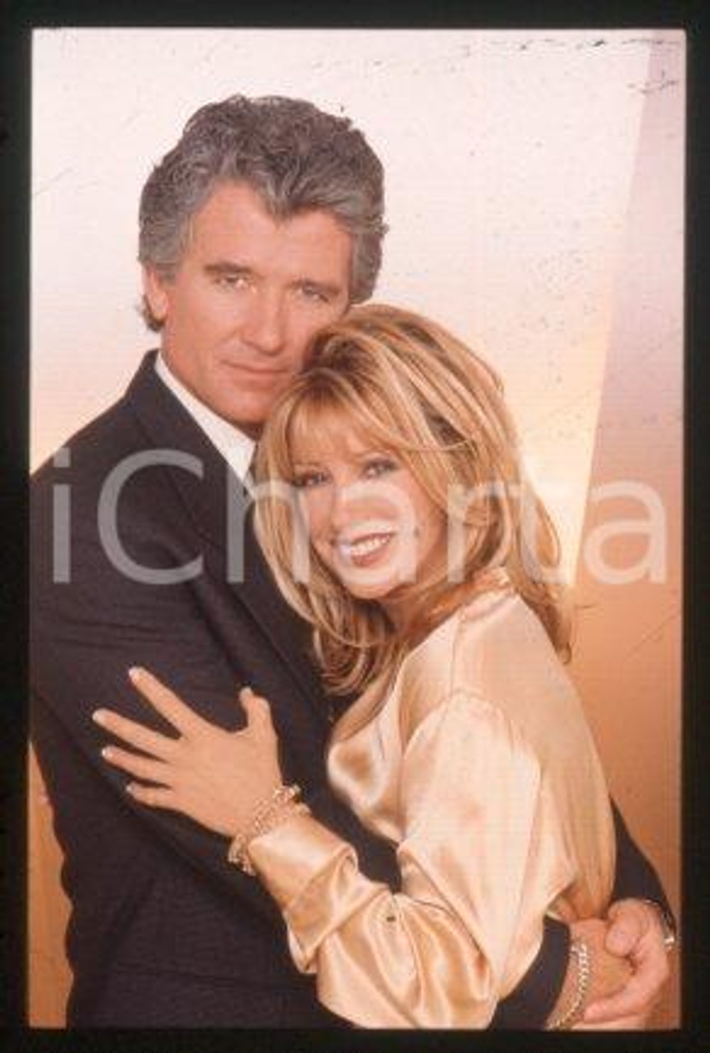 35mm vintage slide* 1997 CINEMA "STEP BY STEP" Suzanne SOMERS, Patrick DUFFY (1)