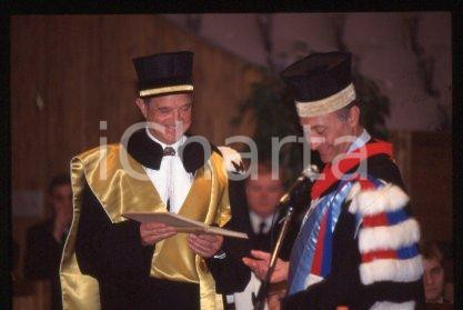 35mm vintage slide* 1995 BOLOGNA UNIVERSITY George SOROS & Roversi MONACO (78)