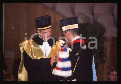 35mm vintage slide* 1995 BOLOGNA UNIVERSITY George SOROS & Roversi MONACO (76)