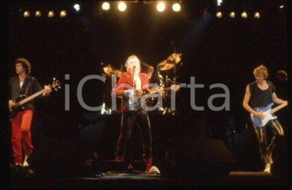35mm vintage slide* 1985 MUSIC British rock band DIRE STRAITS Mark KNOPFLER (14)