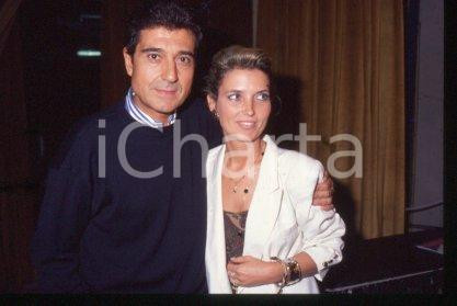 35mm vintage slide* 1990 ca CINEMA Spanish actor Andrés PAJARES & wife (35)