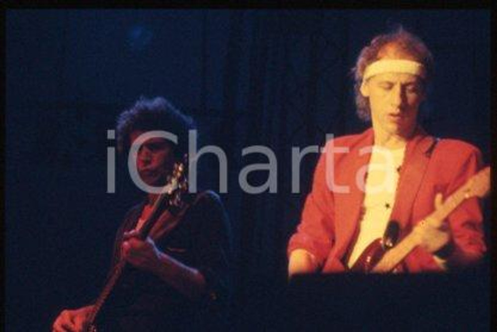 35mm vintage slide* 1985 MUSIC British rock band DIRE STRAITS Mark KNOPFLER (9)