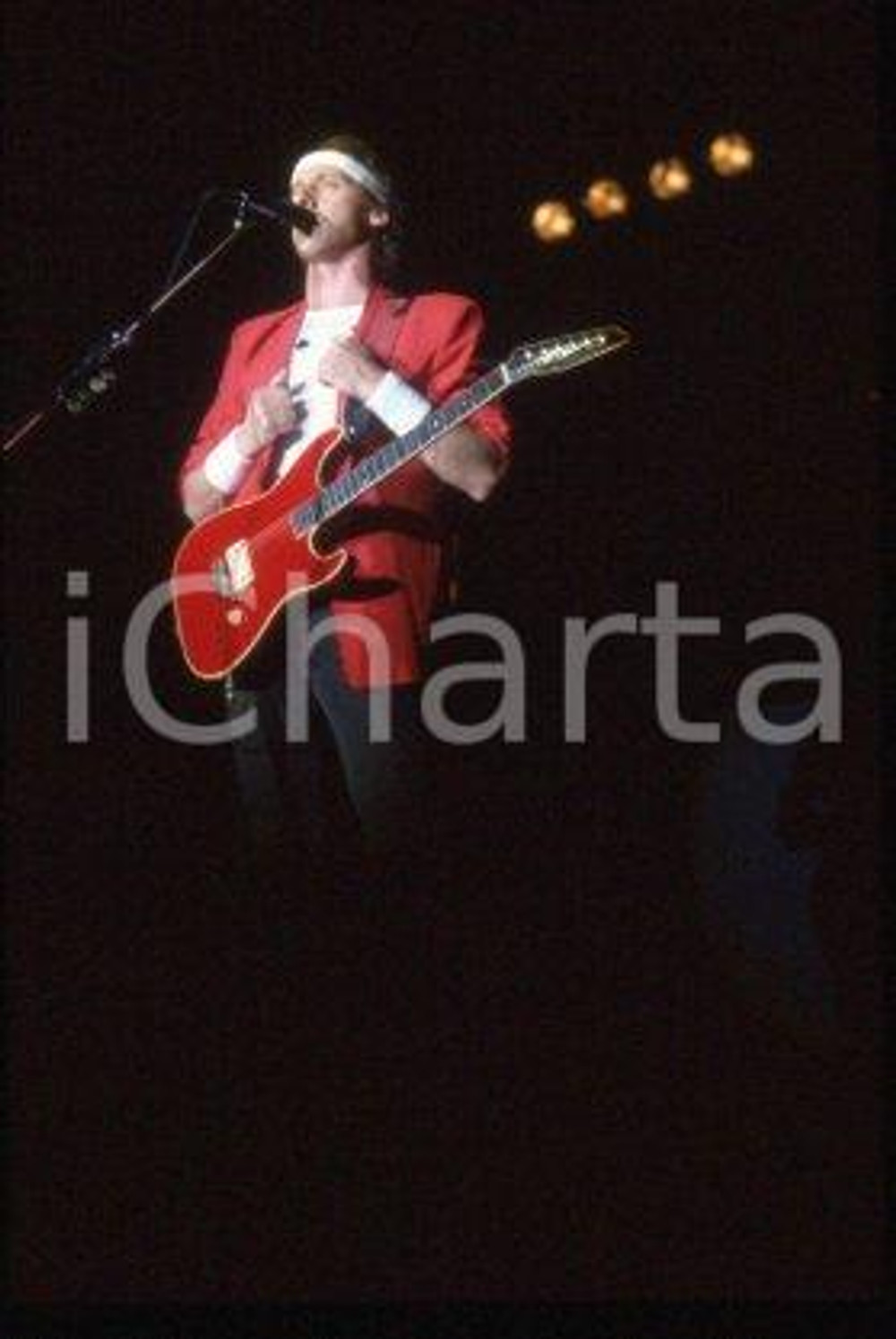 35mm vintage slide* 1985 MUSIC British rock band DIRE STRAITS Mark KNOPFLER (4)