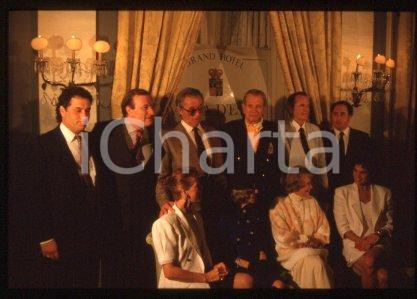 35mm vintage slide* 1986 ca ITALY VILLA d'ESTE American actor Joseph COTTEN (53)