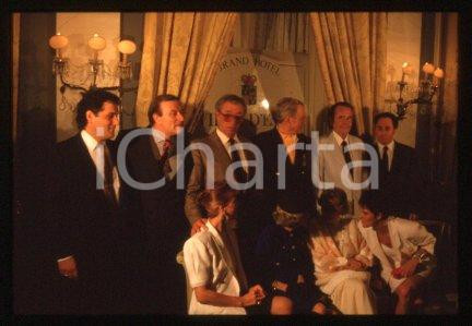 35mm vintage slide* 1986 ca ITALY VILLA d'ESTE American actor Joseph COTTEN (54)
