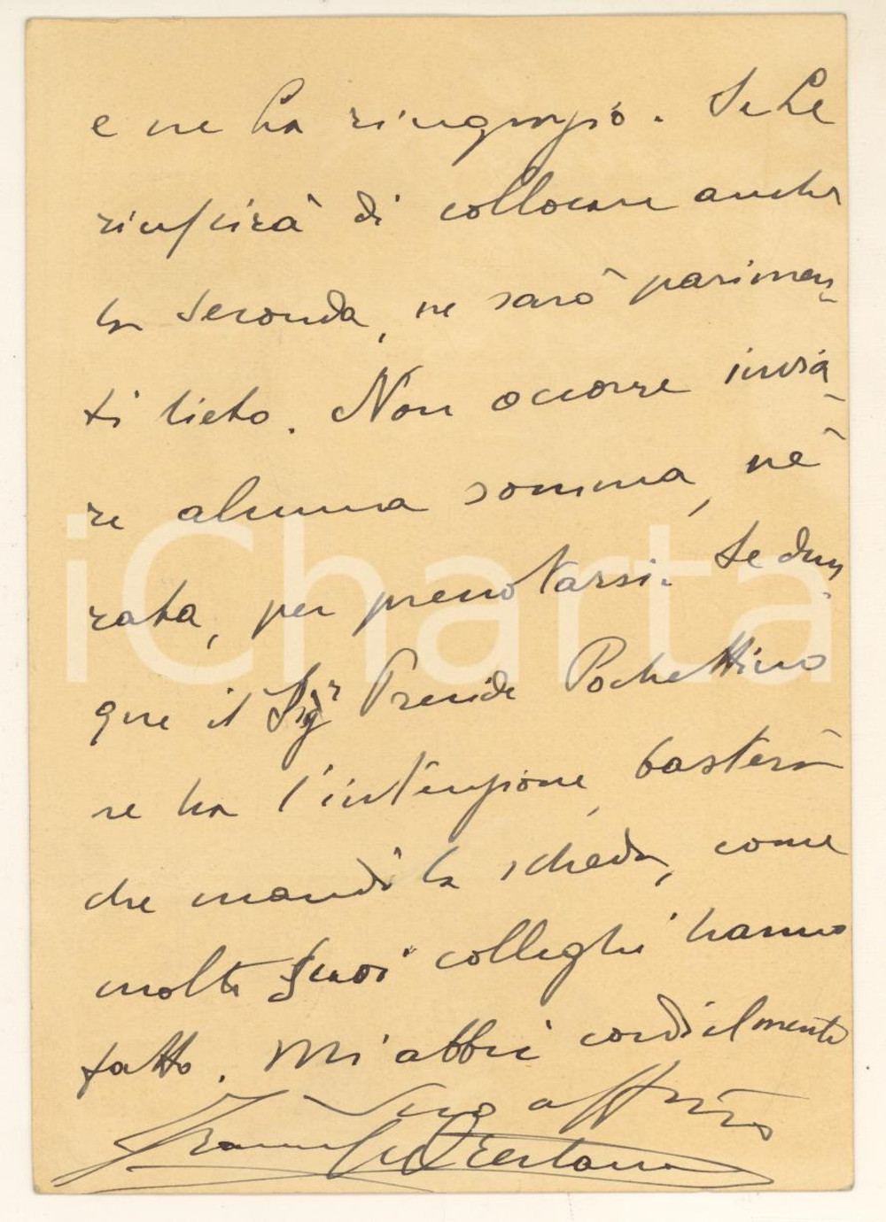 Autografo originale 1936 ROMA Cartolina Francesco ORESTANO  Reale Accademia d Italia Autografo 1