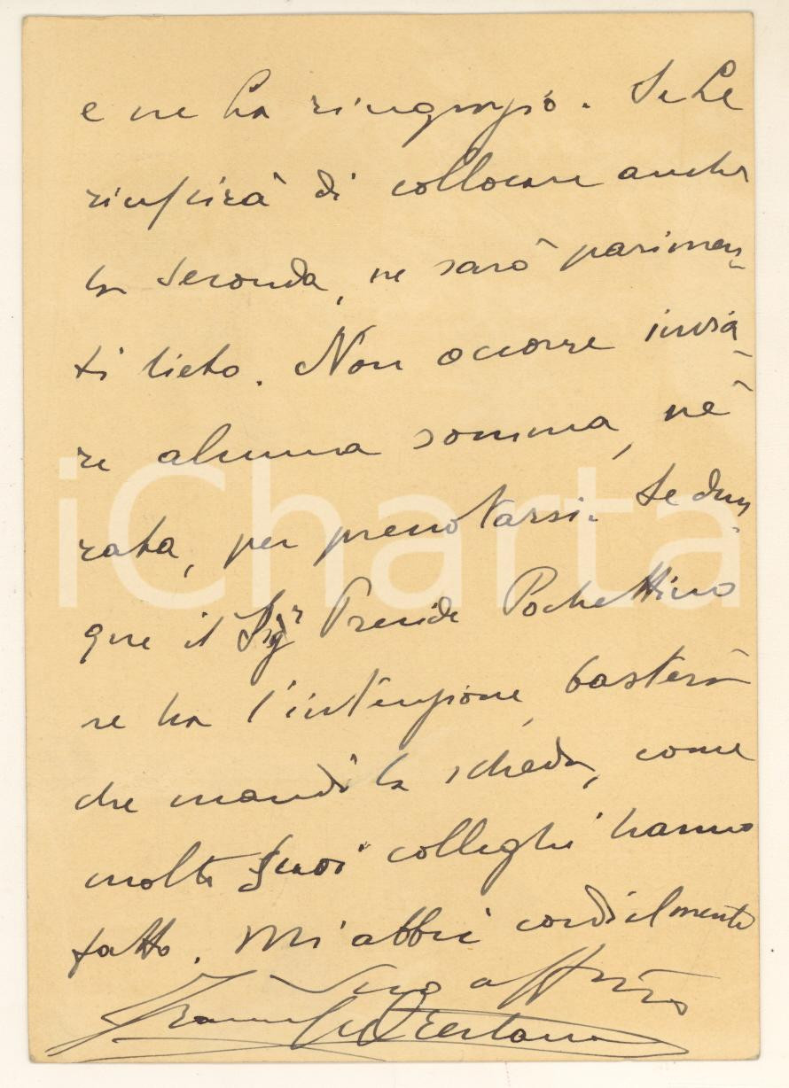 Autografo originale 1936 ROMA Cartolina Francesco ORESTANO  Reale Accademia d Italia Autografo 1