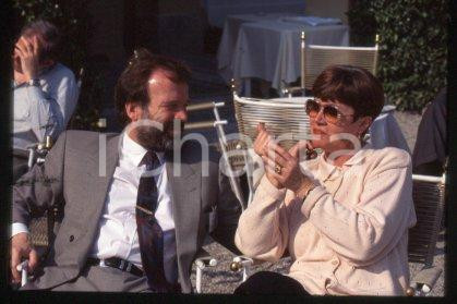 35mm vintage slide* 1995 ca ITALY Economist of Deutsche Bank Norbert WALTER (27)