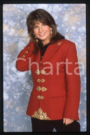 35mm vintage slide* 1991 ROME EUROVISION SONG CONTEST Swedish singer CAROLA (2)