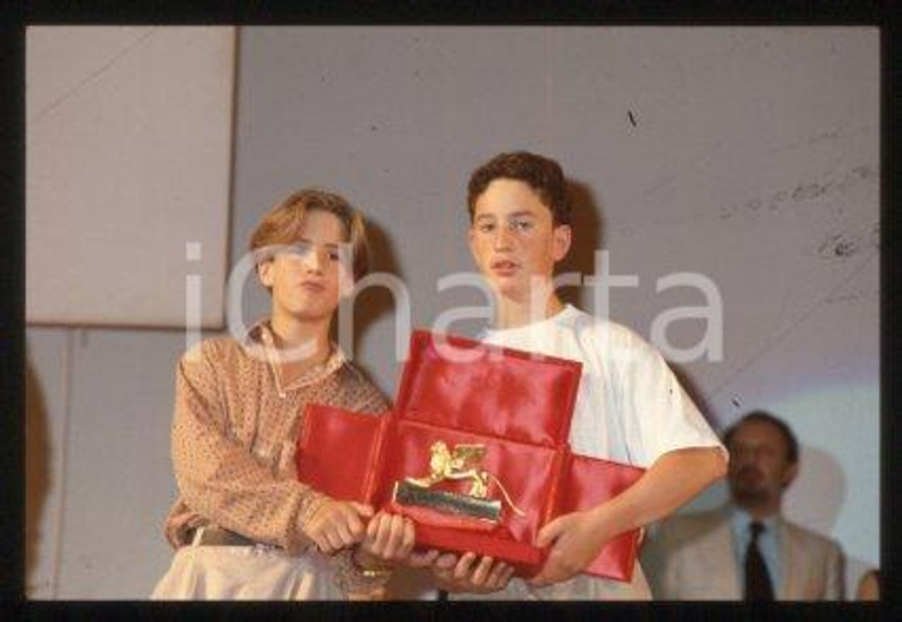 35mm vintage slide* 1987 VENICE Film Festival Gaspard MANESSE Raphael FEJTO (18)