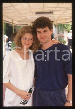 35mm vintage slide* 1990 ca VENICE actress Sophie WARD, husband Paul HOBSON (22)