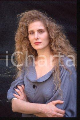 35mm vintage slide* 1990 ca ITALY artist and actress Domiziana GIORDANO (1)