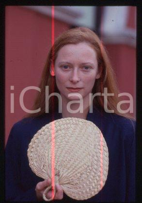 35mm vintage slide* 1992 VENICE Film Festival British actress Tilda SWINTON (13)