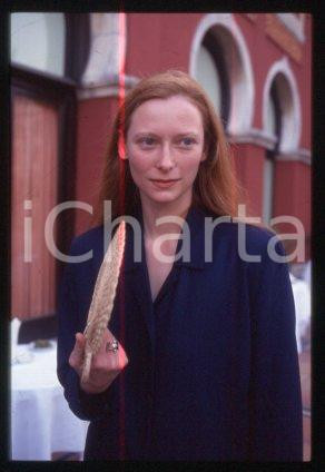 35mm vintage slide* 1992 VENICE Film Festival British actress Tilda SWINTON (24)