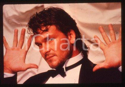35mm vintage slide* 1990 ca CINEMA American actor Patrick SWAYZE Portrait (2)