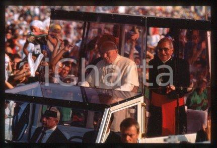 35mm vintage slide* 1997 PARIS - POPE JOHN PAUL II at the POPEMOBILE (2)