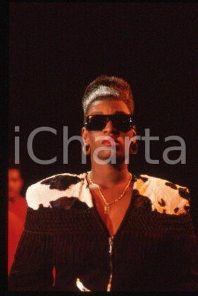 35mm vintage slide* 1990 ca ITALY American house music singer ADEVA (5)