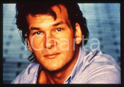35mm vintage slide* 1990 ca CINEMA American actor Patrick SWAYZE Portrait (30)