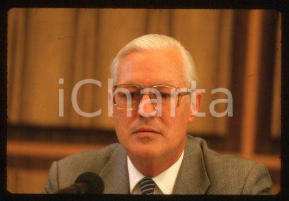 35mm vintage slide* 1988 BONN Germany Minister of Finance Gerhard STOLTENBERG 1