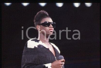 35mm vintage slide* 1990 ca ITALY American house music singer ADEVA (44)