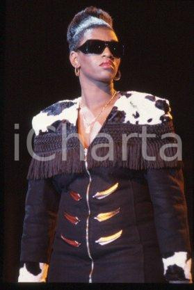 35mm vintage slide* 1990 ca ITALY American house music singer ADEVA (50)