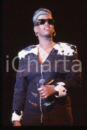 35mm vintage slide* 1990 ca ITALY American house music singer ADEVA (22)