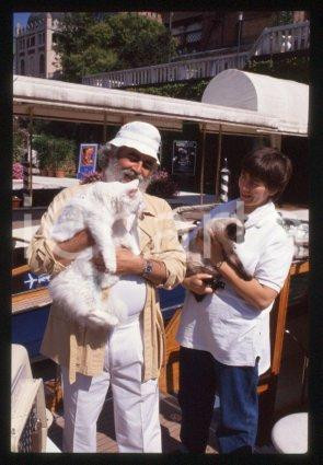 35mm vintage slide* 1990 VENICE American film director Armondo Linus ACOSTA (23)