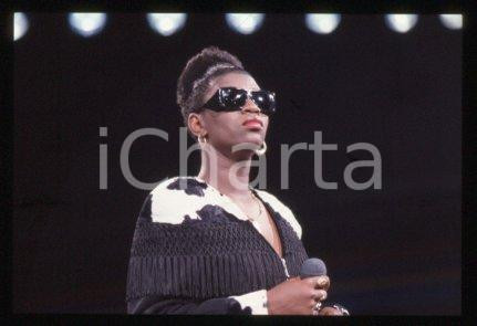 35mm vintage slide* 1990 ca ITALY American house music singer ADEVA (46)