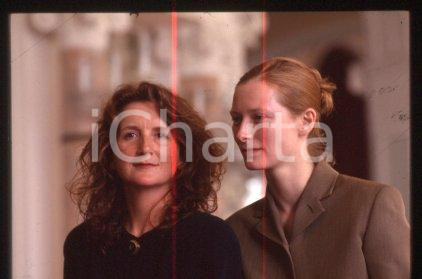 35mm vintage slide* 1992 VENICE actress Tilda SWINTON and Sally POTTER (54)