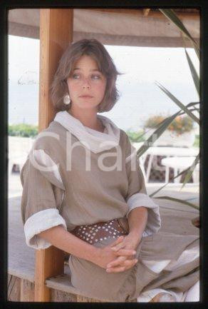35mm vintage slide* 1986 ca ITALY Portrait of an american actress Susan DEY (33)