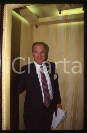 35mm vintage slide* 1990 ca MILAN President of MOODY's John Augustus BOHN (18)