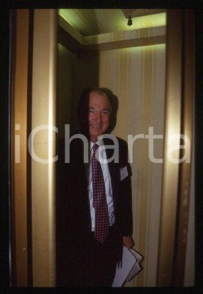 35mm vintage slide* 1990 ca MILAN President of MOODY's John Augustus BOHN (10)