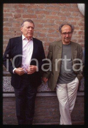 35mm vintage slide* 1991 VENICE Eddie CONSTANTINE and Jean-Luc GODARD (15)