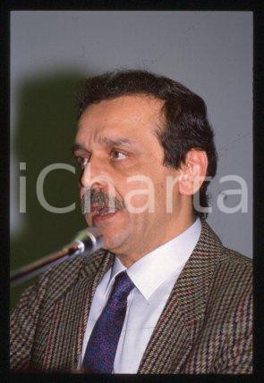 35mm vintage slide* 1991 ca MILAN Palestinian politician Yasser ABED RABBO (11)