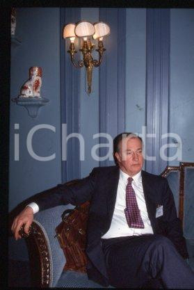 35mm vintage slide* 1990 ca MILAN President of MOODY's John Augustus BOHN (23)