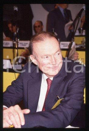 35mm vintage slide* 1990 ca MILAN Representative to NATO David Manker ABSHIRE 2