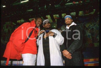 35mm vintage slide* 1989 ca ITALY American DJ and rapper Afrika BAMBAATAA (17)