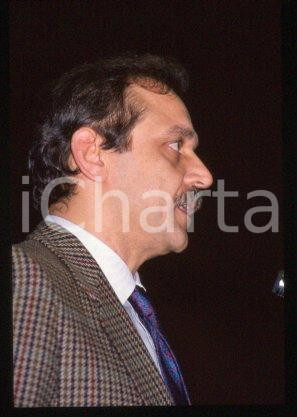 35mm vintage slide* 1991 ca MILAN Palestinian politician Yasser ABED RABBO (13)