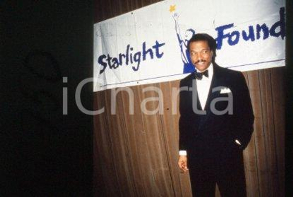 35mm vintage slide* 1989 NEW YORK Starlight Foundation Billy Dee WILLIAMS (1)