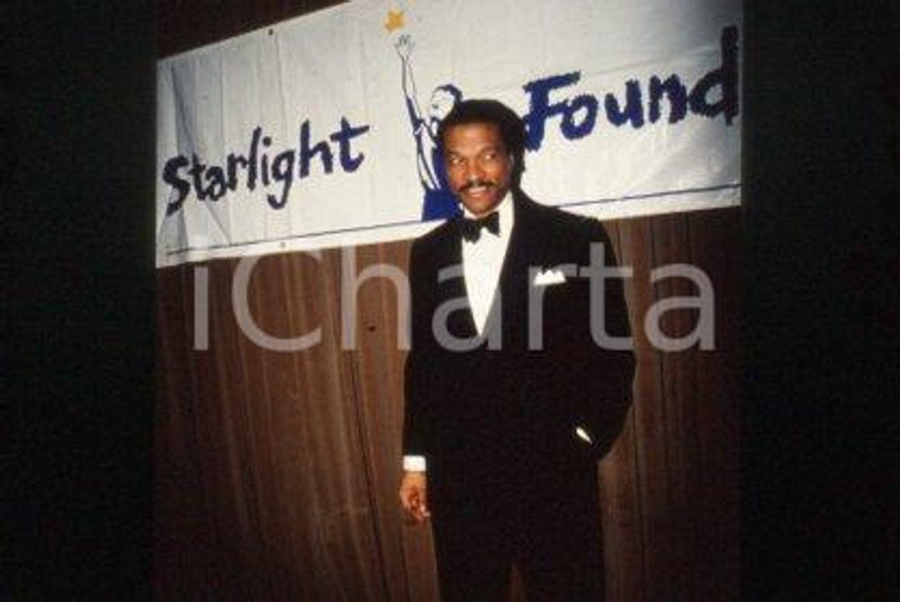 35mm vintage slide* 1989 NEW YORK Starlight Foundation Billy Dee WILLIAMS (2)