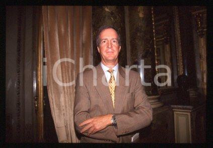 35mm vintage slide* 1996 ca MILAN Portrait of an author Wolfgang ACHTNER (14)