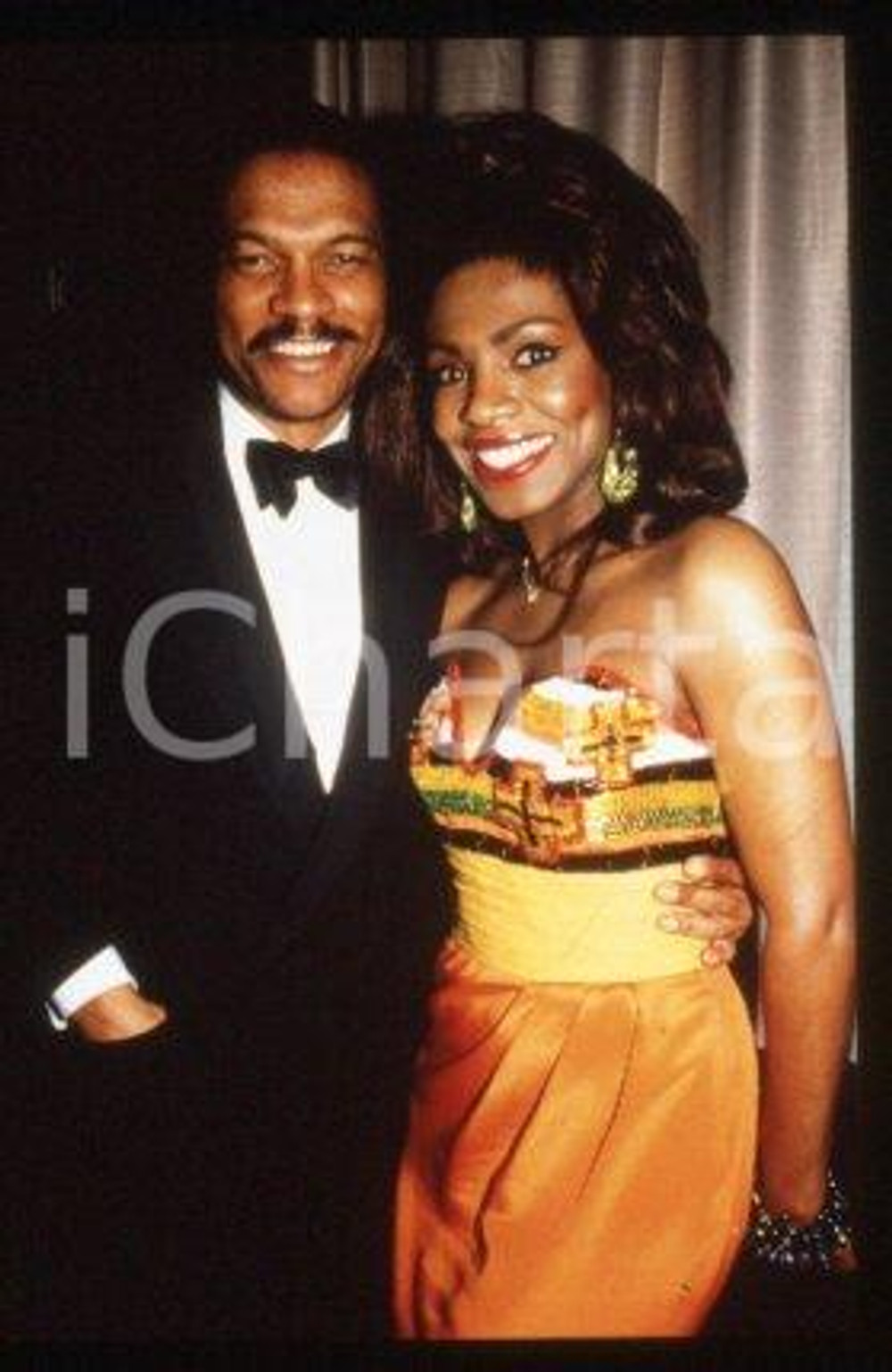 35mm vintage slide* 1989 NEW YORK Billy Dee WILLIAMS & Sheryl Lee RALPH (6)
