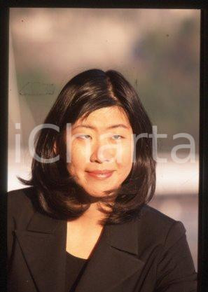 35mm vintage slide* 1993 ca LAKE COMO ITALY Japanese writer Banana YOSHIMOTO (1)