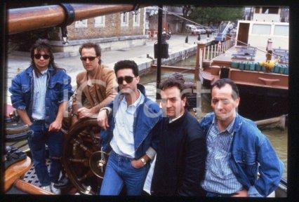 35mm vintage slide* 1990 ca MUSIC French band "GOLD" Bernard MAZAURIC (8)