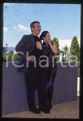 35mm vintage slide* 1996 CANNES Film Festival director Chen KAIGE & Gong LI (48)