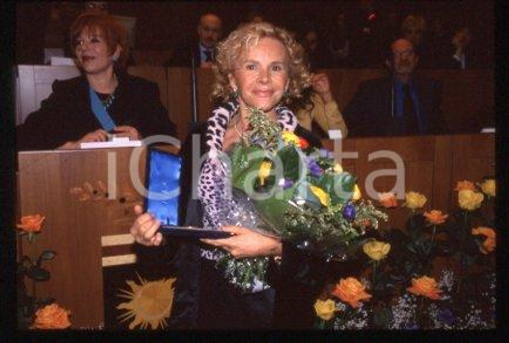 35mm vintage slide* 1990 ca ITALY Portrait of Emma MOLINARI (1)