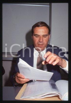35mm vintage slide* 1995 ca MILAN European Commissioner Leon BRITTAN (18)